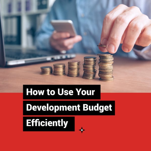 How to Use Your Development Budget Efficiently