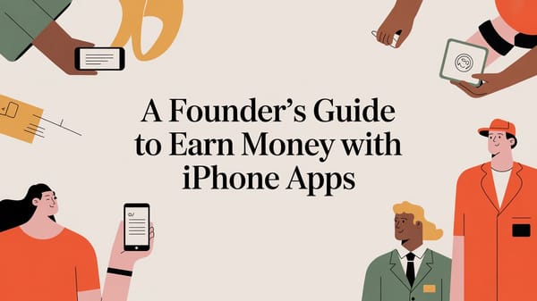A Founder's Guide to Earn Money with iPhone Apps